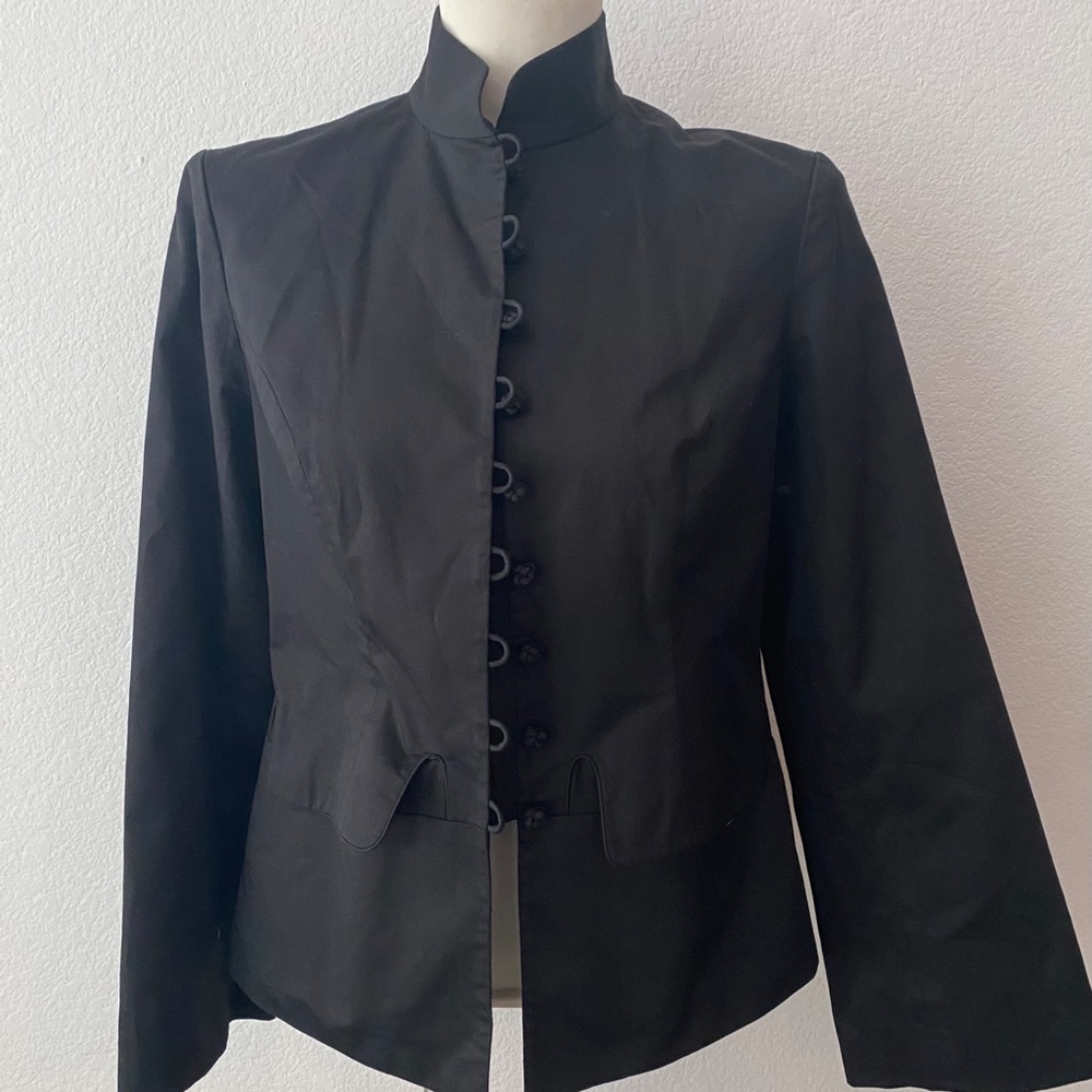 Shanghai Tang Women's Mandarin Collar Cotton Jacket